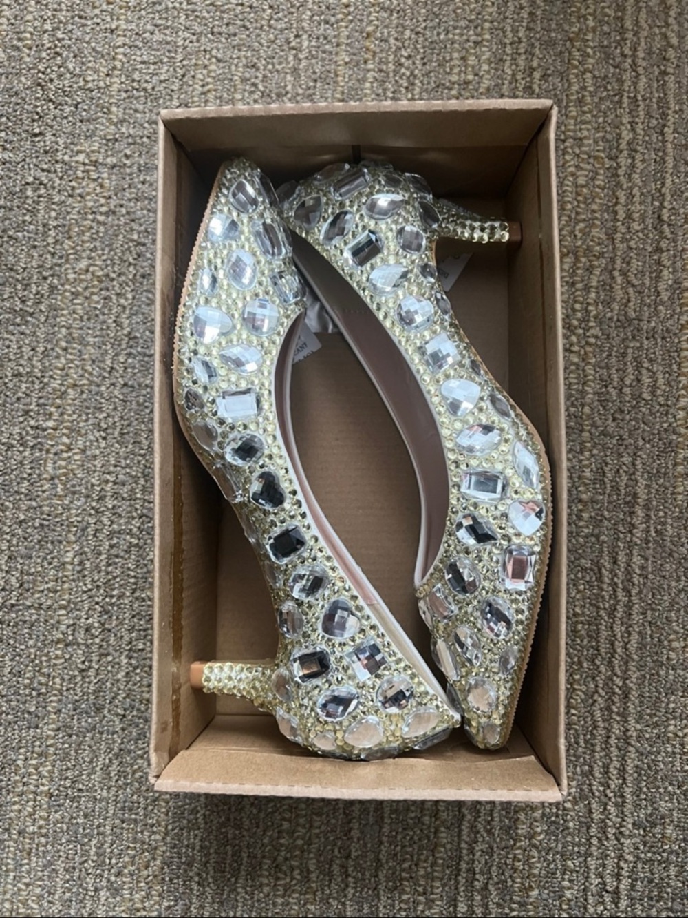Rhinestone heels